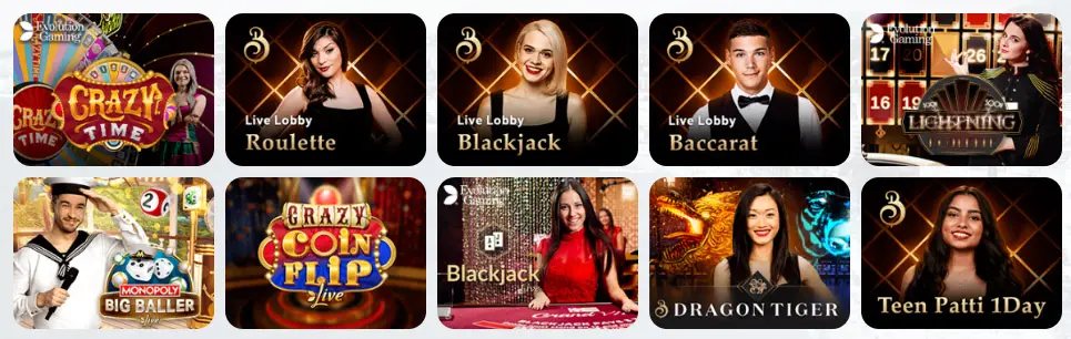 Jeux de casino en direct CBet Casino